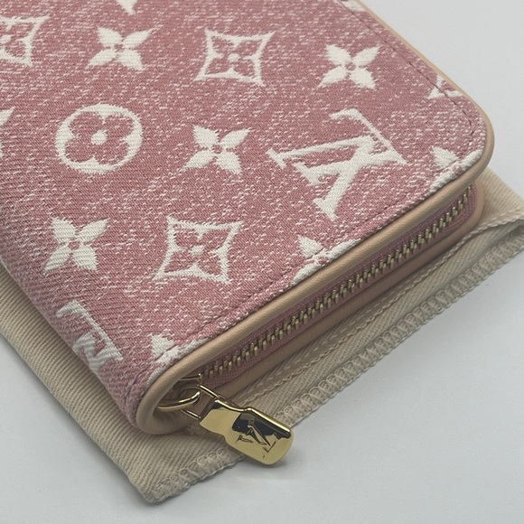 Louis Vuitton Jacquard Denim Monogram Long Round Zippy Wallet Limited Edition - Picture 3 of 16